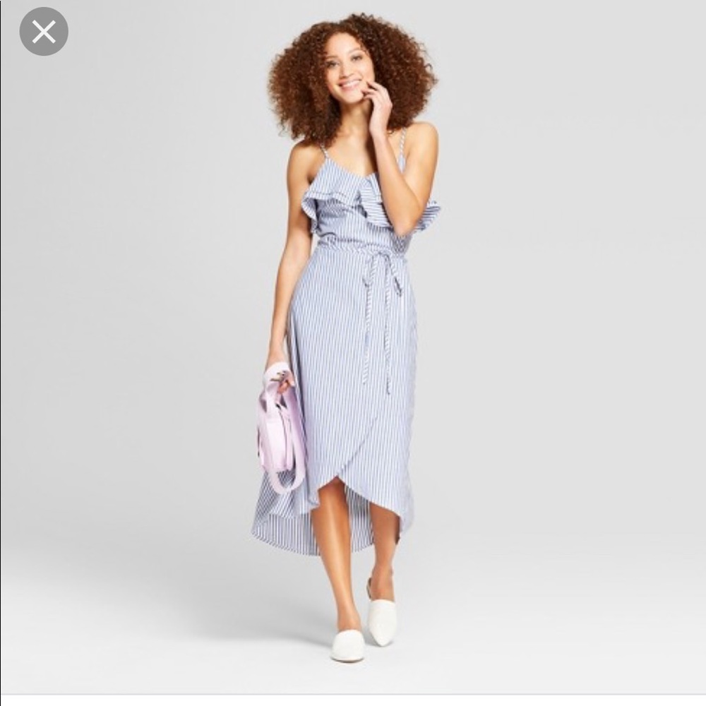 A new day stripe ruffle dress